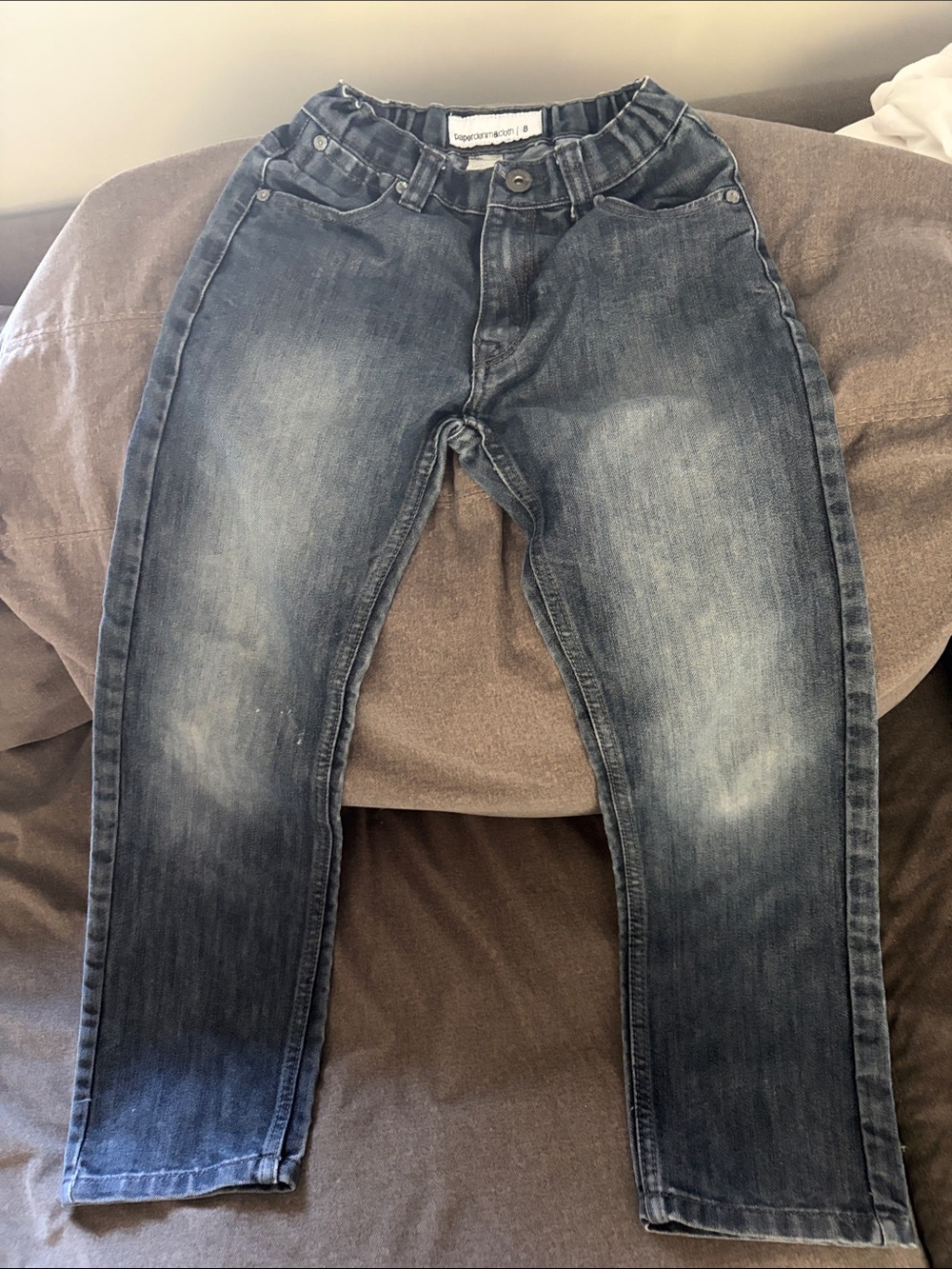 Paper Denim & Cloth Men's Relaxed Jeans in Washed Blue